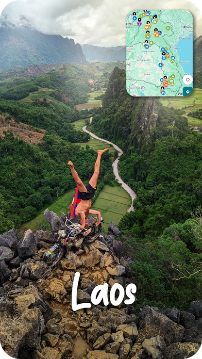 Laos viewpoint hike travel